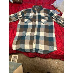 Vans button down shirt size Large